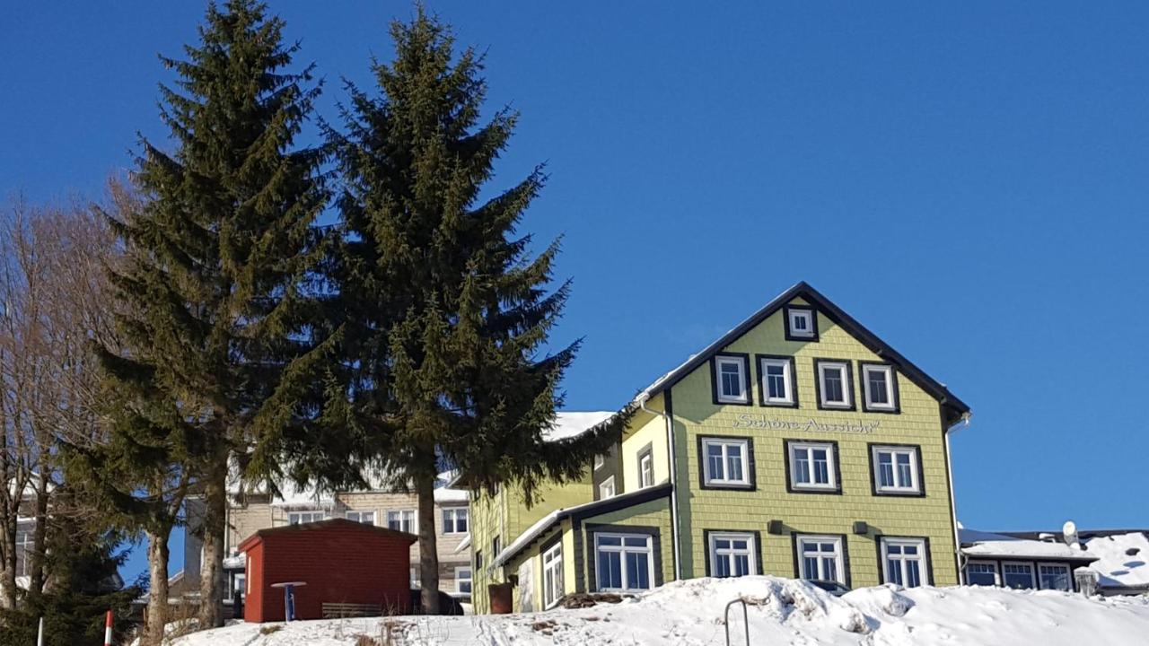 Hotel Schoene Aussicht Masserberg Buitenkant foto