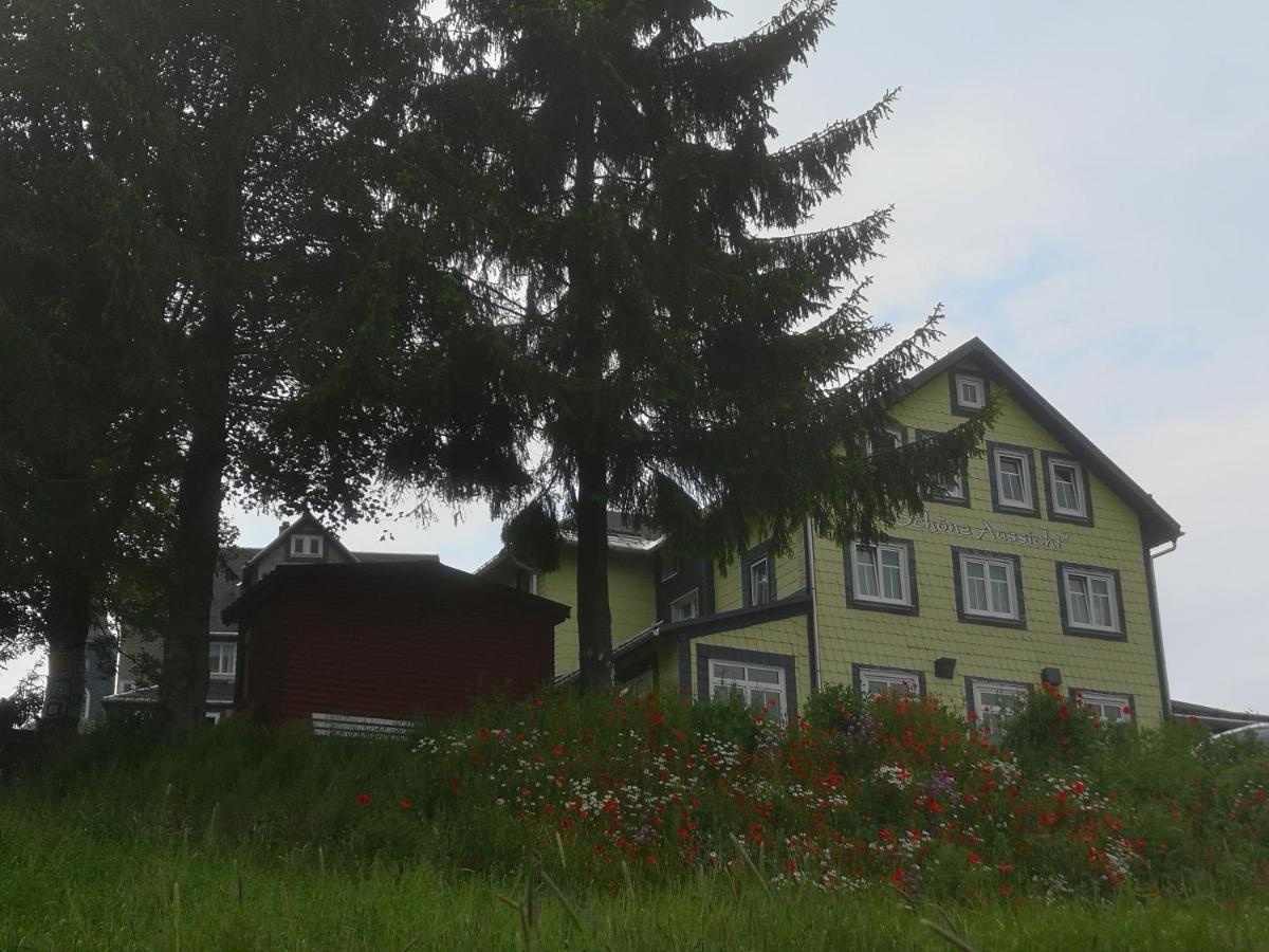 Hotel Schoene Aussicht Masserberg Buitenkant foto